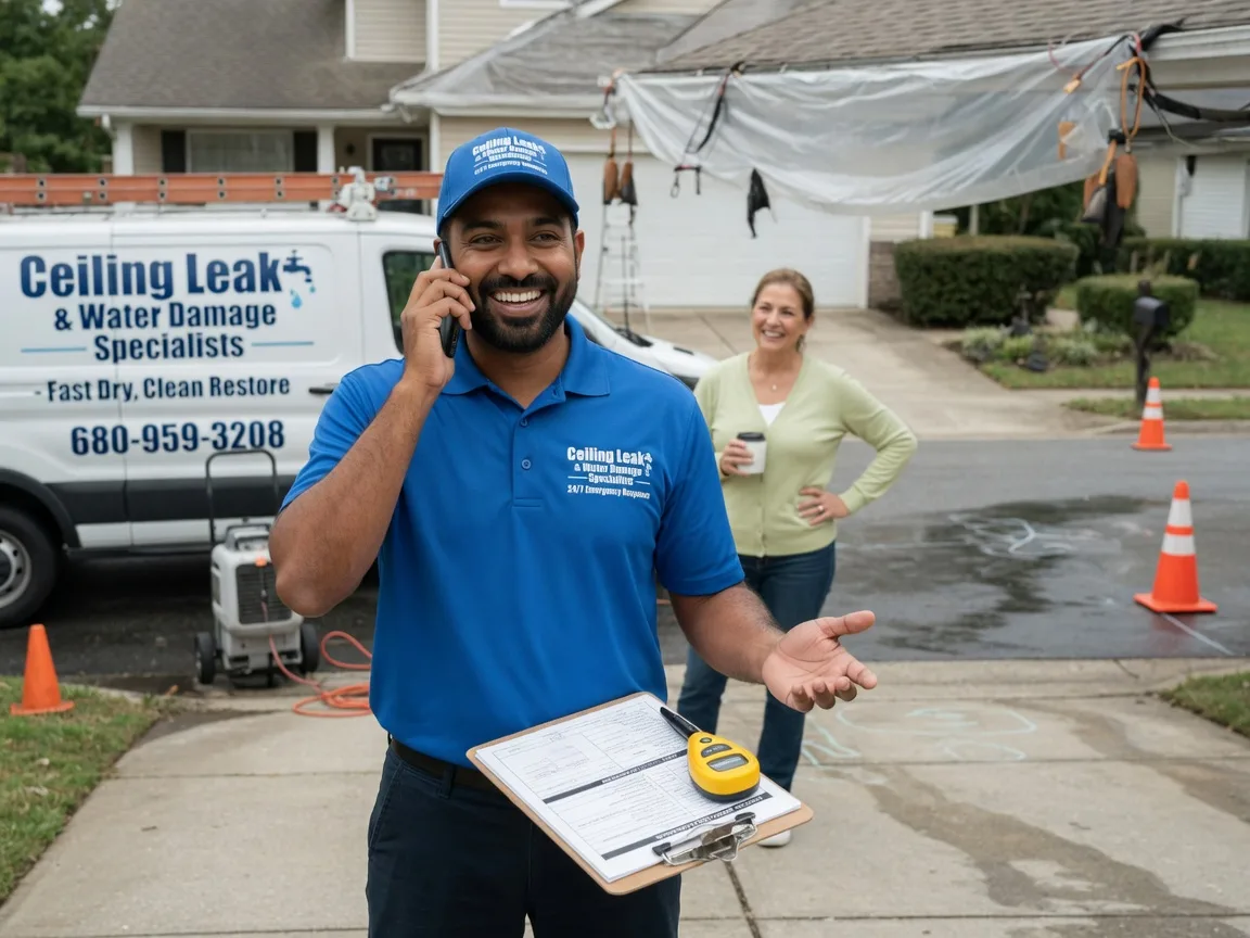 Ceiling Leak Cleanup Fox Lake, IL FAQs